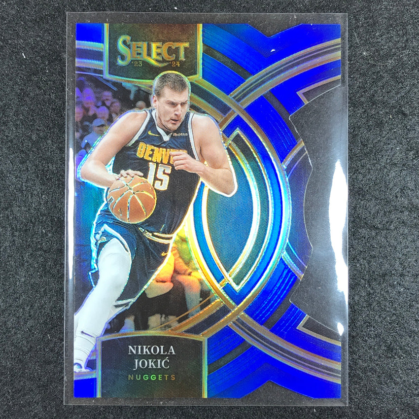 2023-24 Select NIKOLA JOKIC Premier Level Blue Die-Cut 121/249 No. 169
