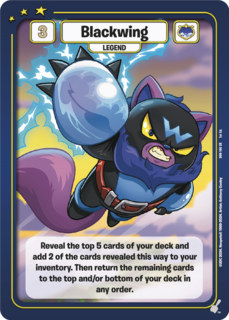 Blackwing - DON-160 - SR - Neopets TCG  Defenders of Neopia 1st Edition