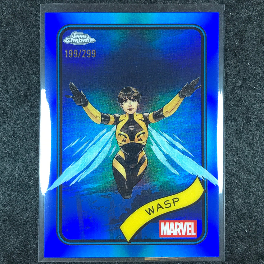 2025 Topps Chrome Marvel WASP Blue /299 #113