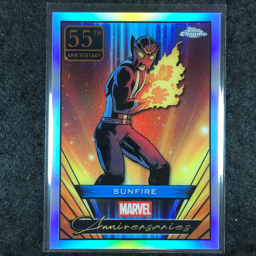 2025 Topps Chrome Marvel SUNFIRE Marvel Anniversaries #MA-10