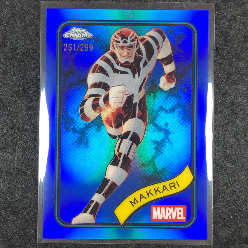 2025 Topps Chrome Marvel MAKKARI Blue /299 #114