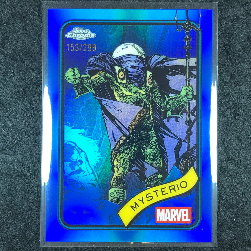 2025 Topps Chrome Marvel MYSTERIO Blue /299 #115