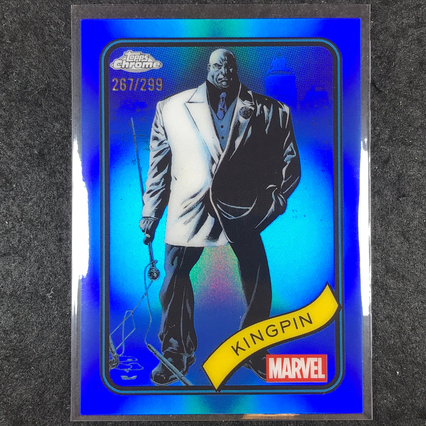 2025 Topps Chrome Marvel KINGPIN Blue /299 #164