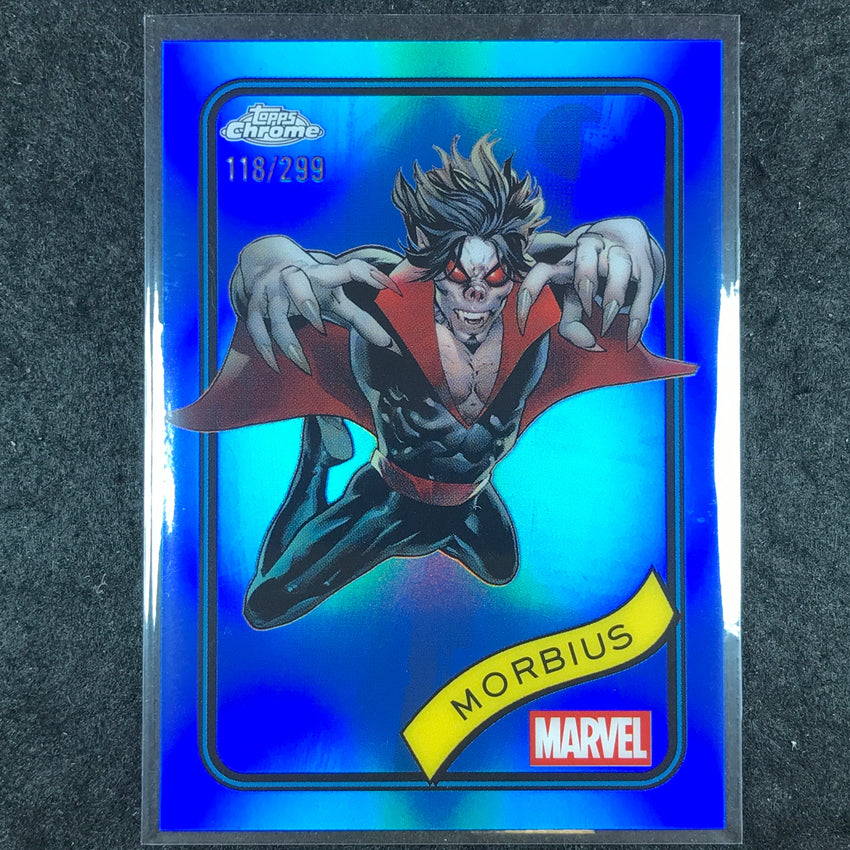 2025 Topps Chrome Marvel MORBIUS Blue /299 #166