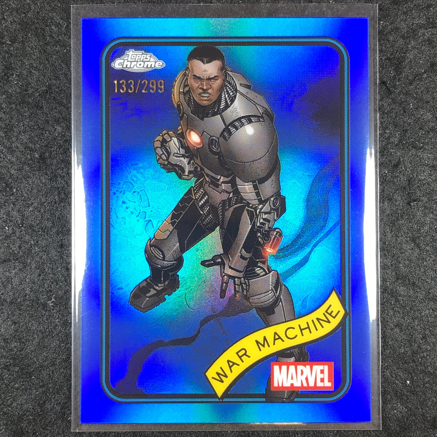 2025 Topps Chrome Marvel WAR MACHINE Blue /299 #194