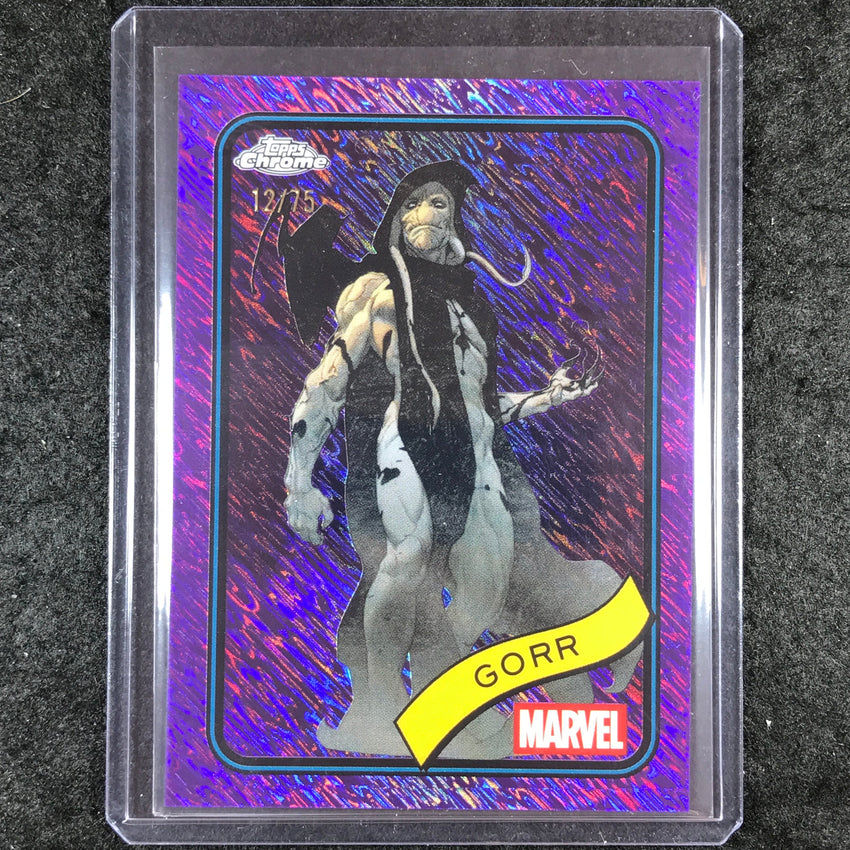 2025 Topps Chrome Marvel GORR Purple Shimmer 12/75 #45