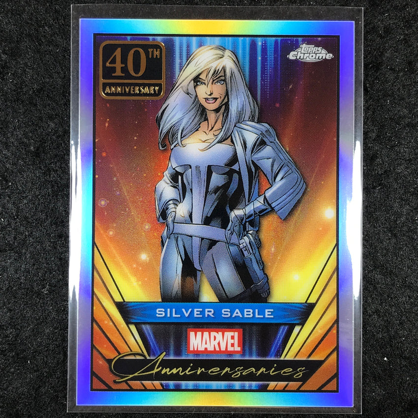 2025 Topps Chrome Marvel SILVER SABLE Marvel Anniversaries #MA-17