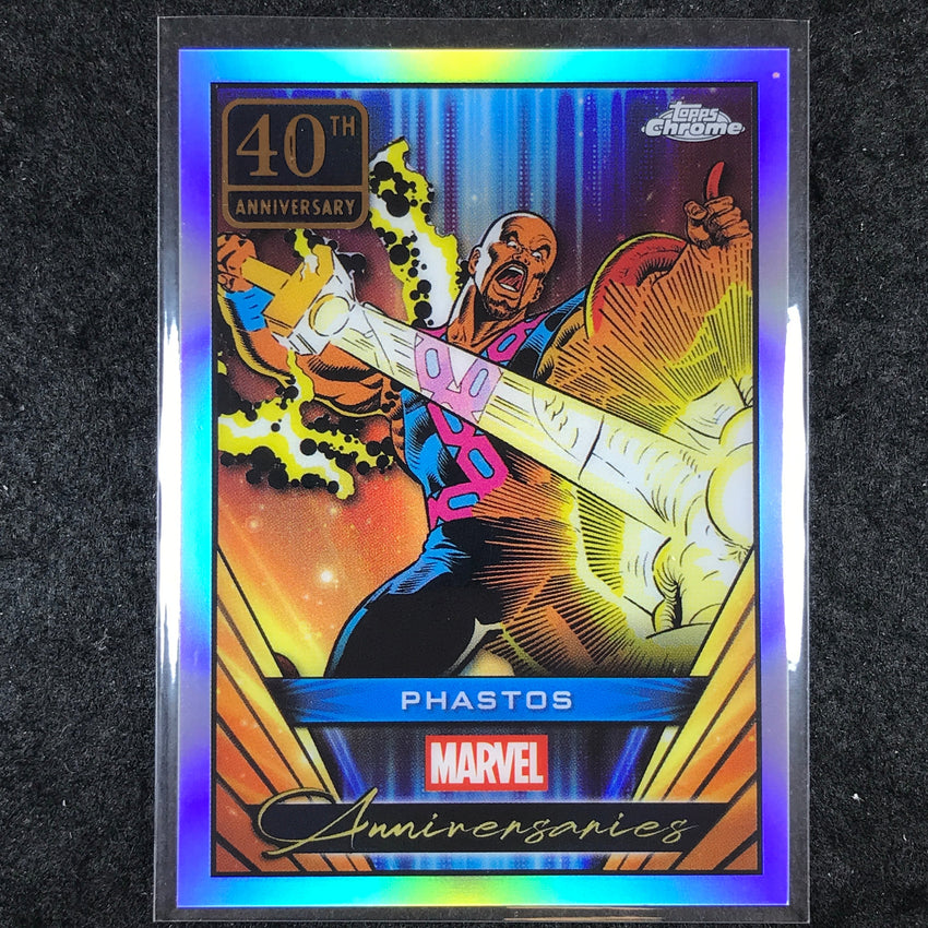 2025 Topps Chrome Marvel PHASTOS Marvel Anniversaries #MA-18