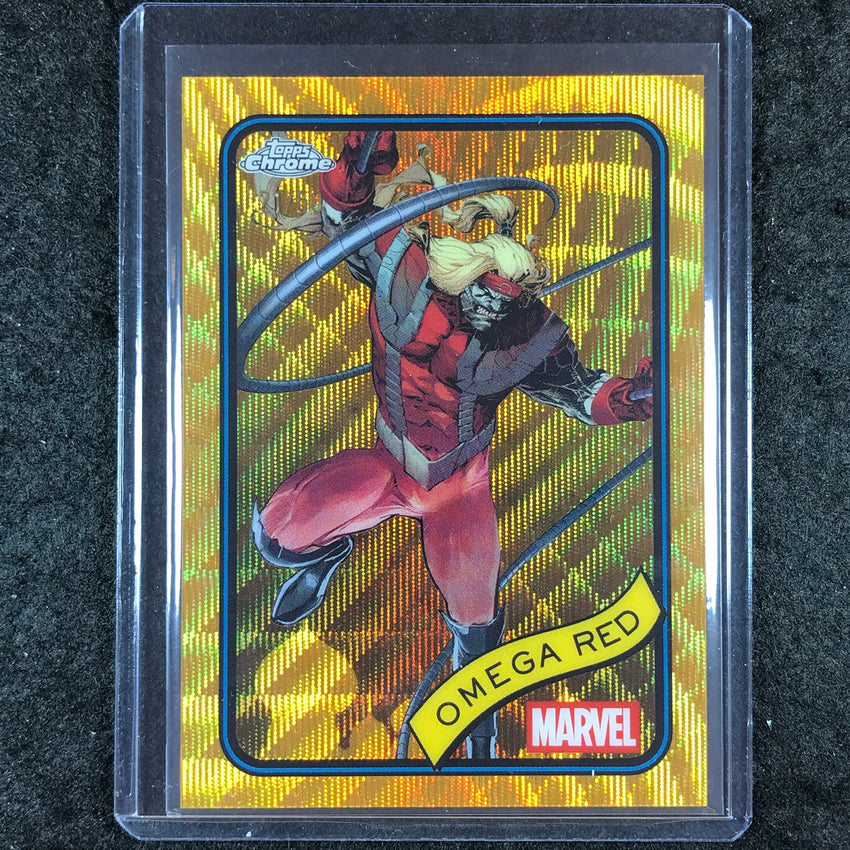 2025 Topps Chrome Marvel OMEGA RED Gold Wave 21/50 #15