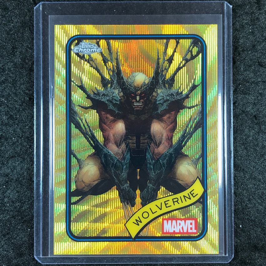 2025 Topps Chrome Marvel WOLVERINE Gold Wave 47/50 #103