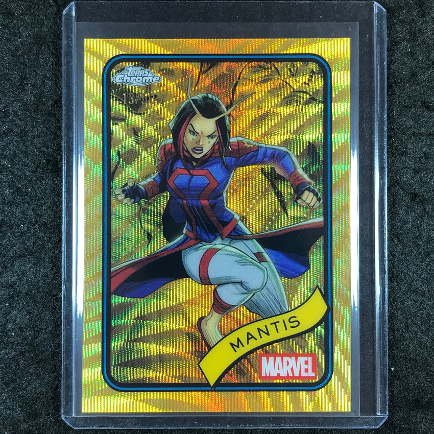 2025 Topps Chrome Marvel MANTIS Gold Wave 13/50 #171