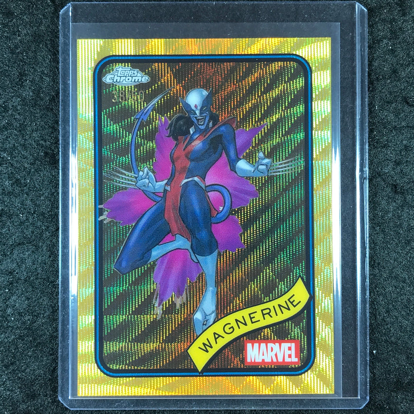 2025 Topps Chrome Marvel WAGNERINE Gold Wave 38/50 #200