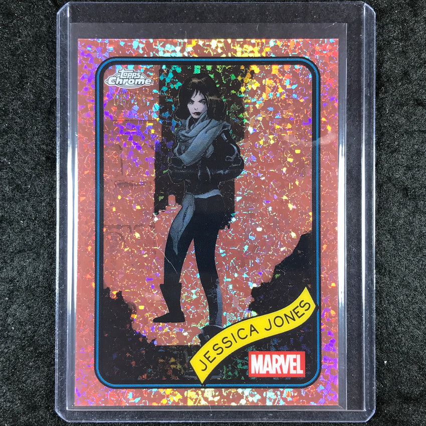 2025 Topps Chrome Marvel JESSICA JONES Rose Gold Mini Diamonds 6/40 #69