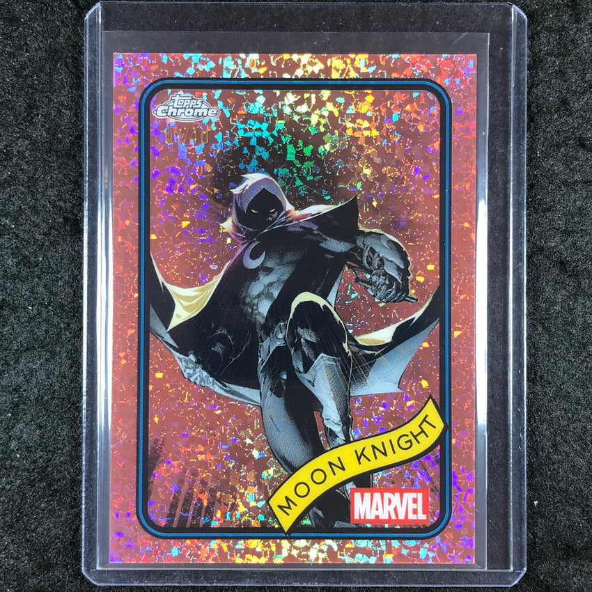2025 Topps Chrome Marvel MOON KNIGHT Rose Gold Mini Diamonds 7/40 #98