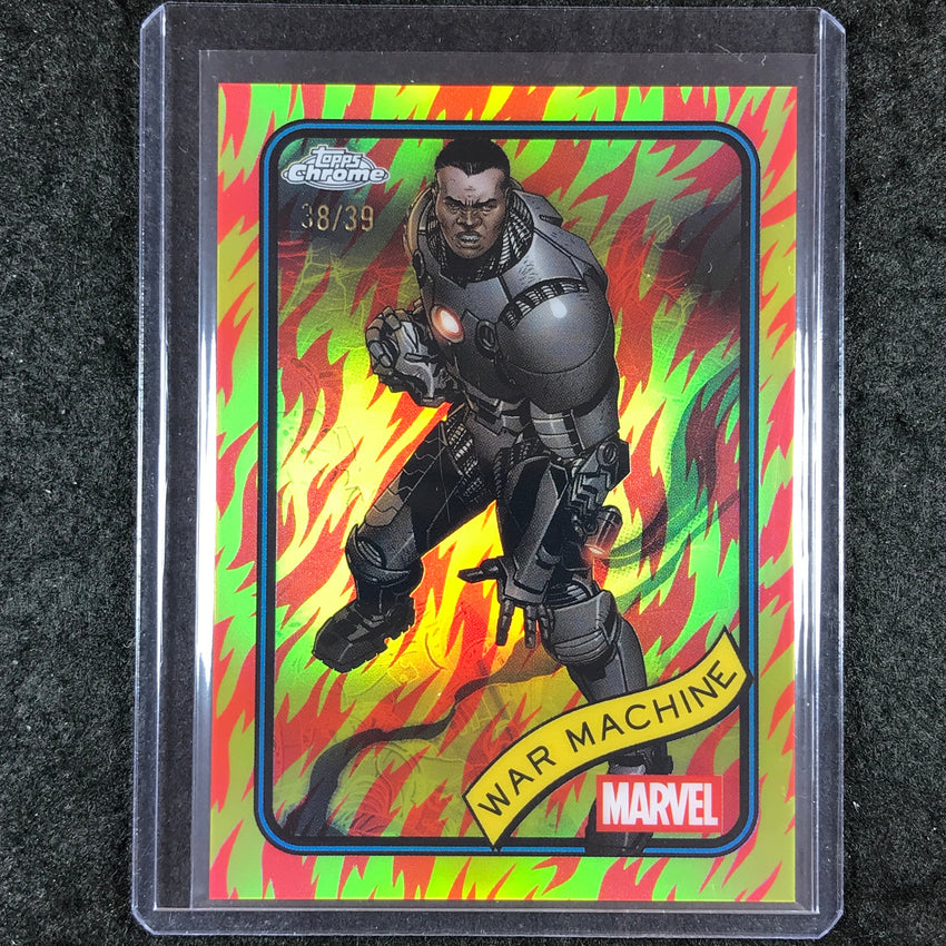 2025 Topps Chrome Marvel WAR MACHINE Human Torch Refractor 38/39 #194
