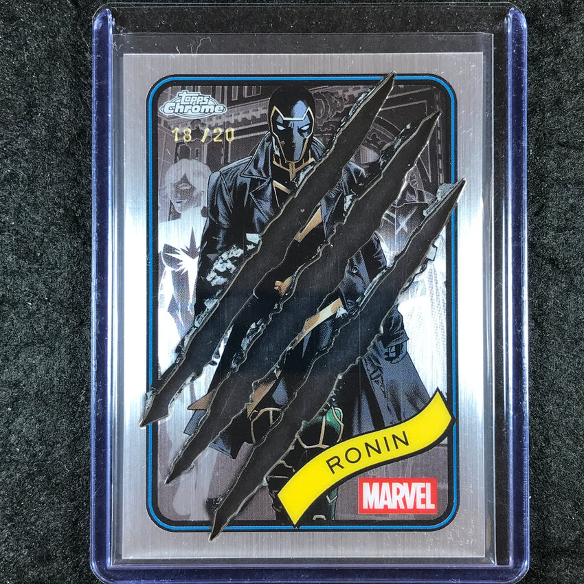2025 Topps Chrome Marvel RONIN Wolverine Adamantium Clawed Chrome Die-Cut 18/20