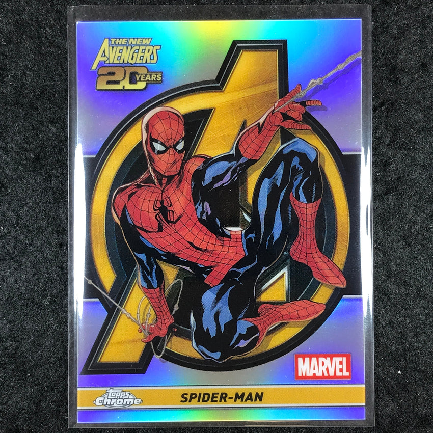 2025 Topps Chrome Marvel SPIDER-MAN The New Avengers 20th Anniversary #AV-1