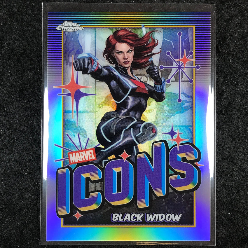 2025 Topps Chrome Marvel BLACK WIDOW Marvel Icons #MI-6