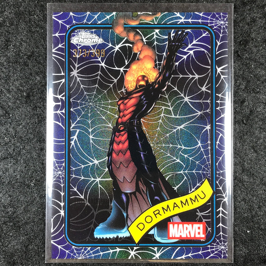 2025 Topps Chrome Marvel DORMAMMU Spider Web /399 #36