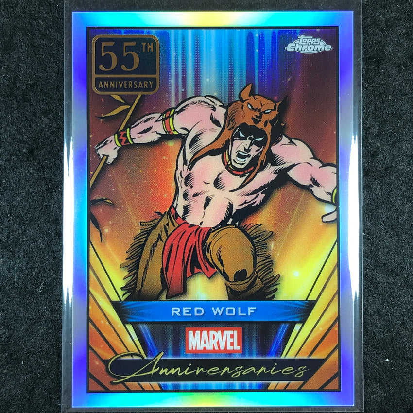 2025 Topps Chrome Marvel RED WOLF Marvel Anniversaries #MA-6