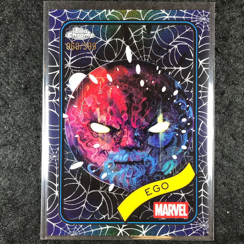 2025 Topps Chrome Marvel EGO Spider Web /399 #55
