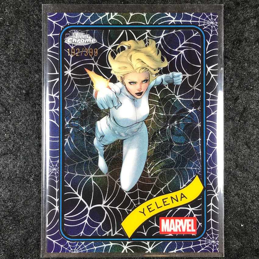2025 Topps Chrome Marvel YELENA Spider Web /399 #83
