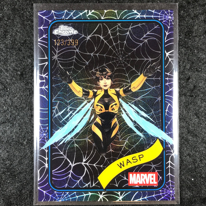 2025 Topps Chrome Marvel WASP Spider Web /399 #113