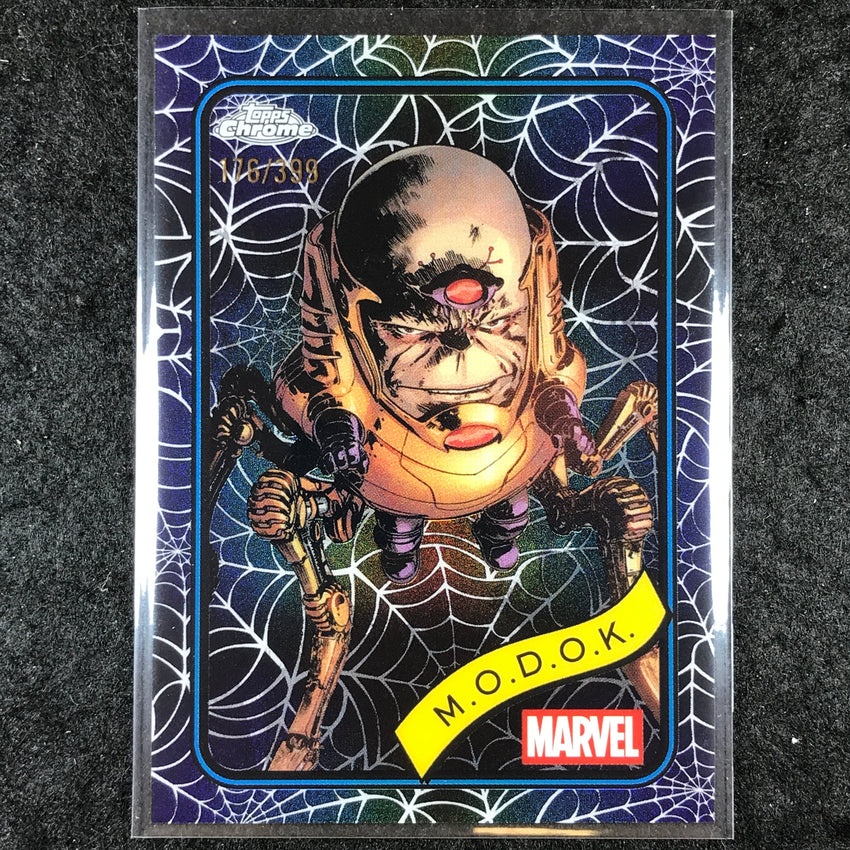 2025 Topps Chrome Marvel M.O.D.O.K. Spider Web /399 #117
