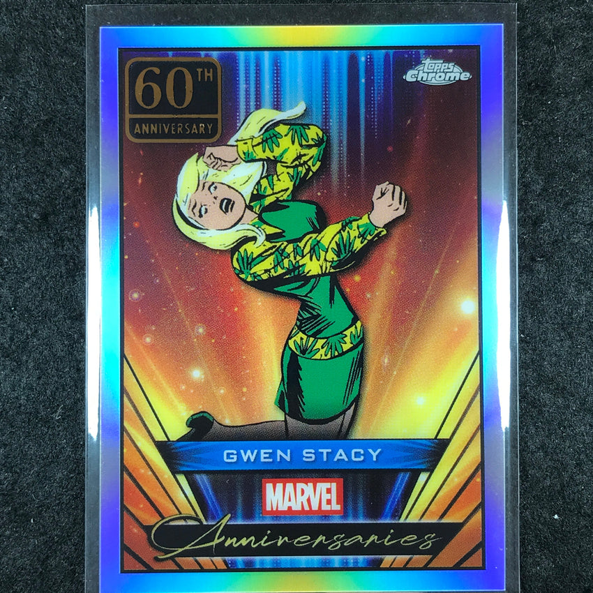2025 Topps Chrome Marvel GWEN STACY Marvel Anniversaries #MA-7