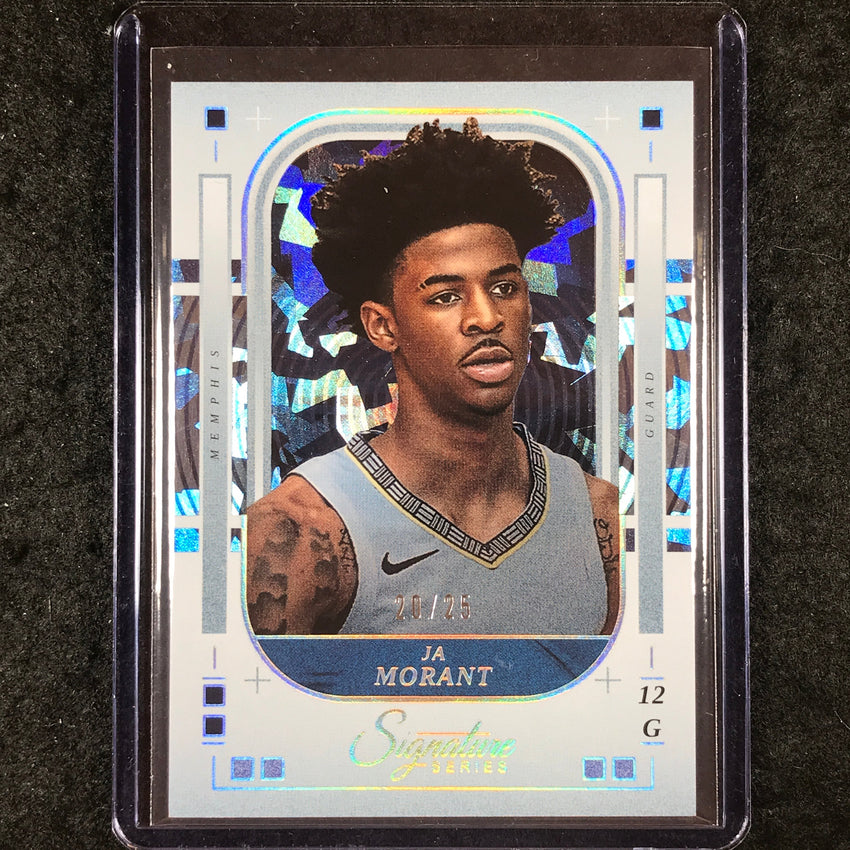 2025-26 Panini Signature Series JA MORANT Base Cracked Ice 20/25 #60