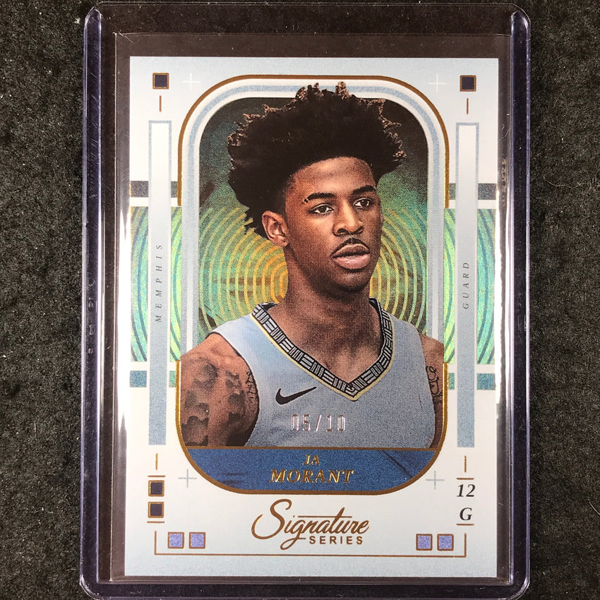 2025-26 Panini Signature Series JA MORANT Base Gold 5/10 #60