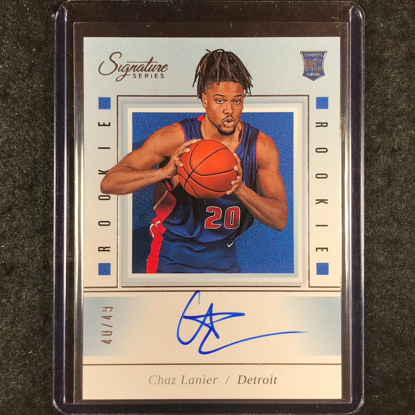 2025-26 Panini Signature Series CHAZ LANIER Rookie Autographs 40/49