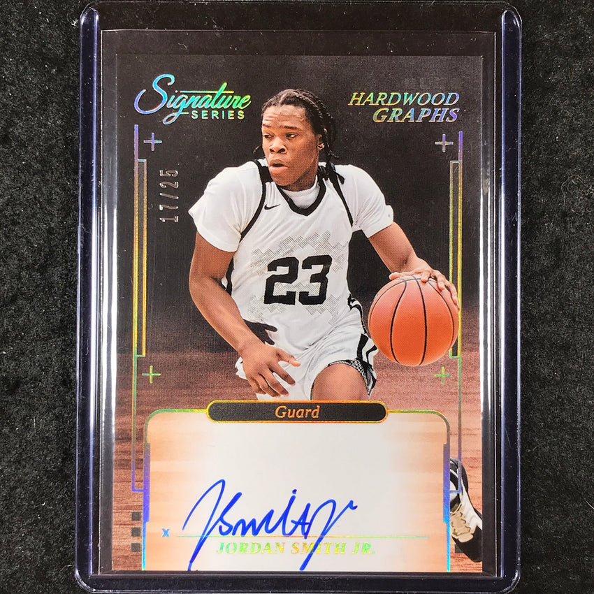 2025-26 Panini Signature Series JORDAN SMITH JR. Hardwood Graphs Auto 17/25