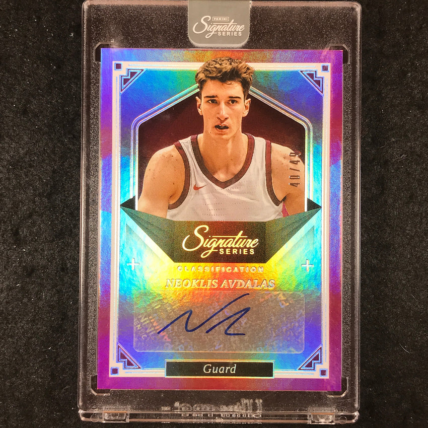 2025-26 Panini Signature Series NEOKLIS AVDALAS Classification Auto 40/49