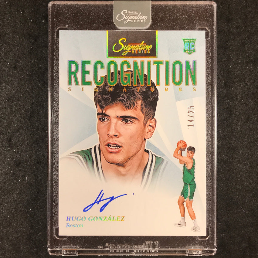 2025-26 Panini Signature Series HUGO GONZALEZ Recognition Rookie Auto 14/25