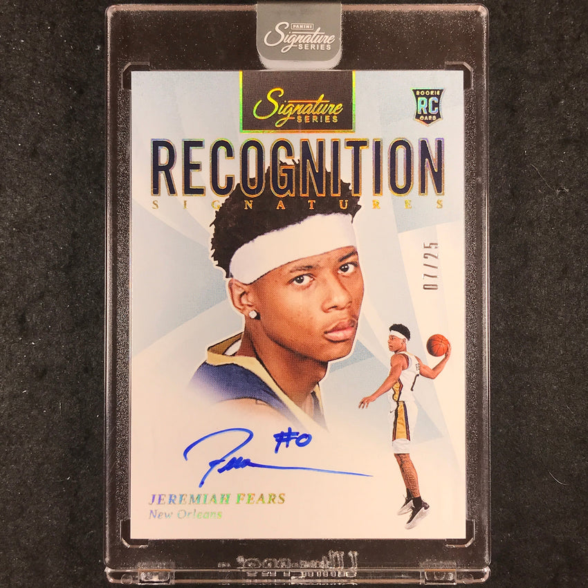 2025-26 Panini Signature Series JEREMIAH FEARS Recognition Rookie Auto 7/25