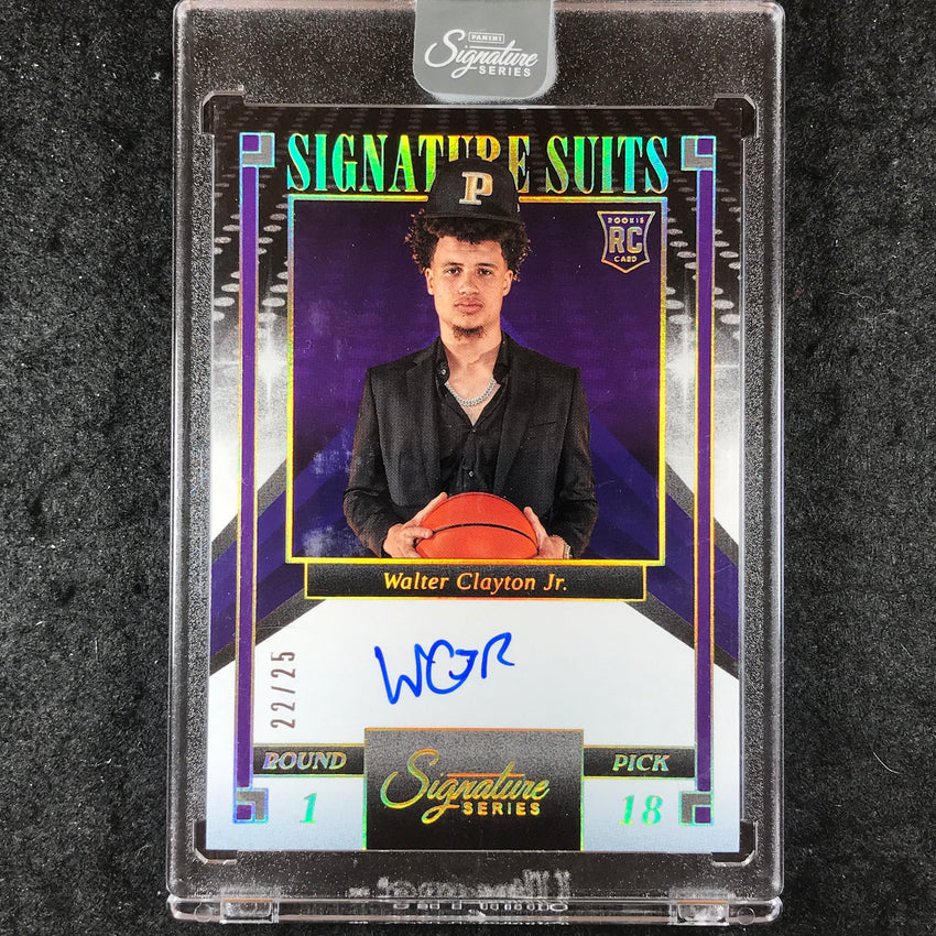 2025-26 Panini Signature Series WALTER CLAYTON JR. Suits Rookie Auto 22/25