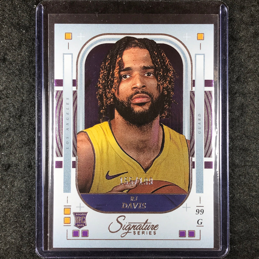 2025-26 Panini Signature Series RJ DAVIS Rookie Base 155/199 #54