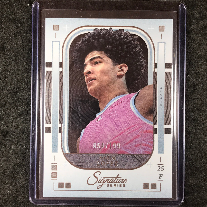 2025-26 Panini Signature Series KARIM LOPEZ Base 64/199 #69