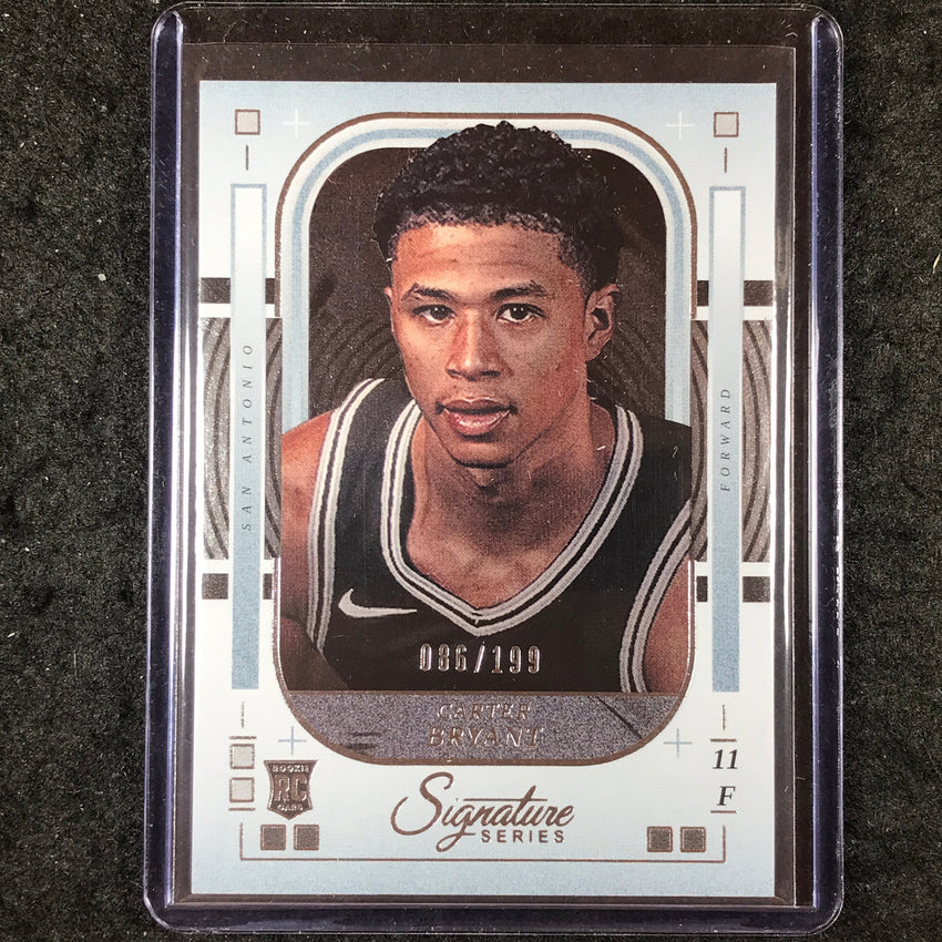 2025-26 Panini Signature Series CARTER BRYANT Rookie Base 86/199 #8