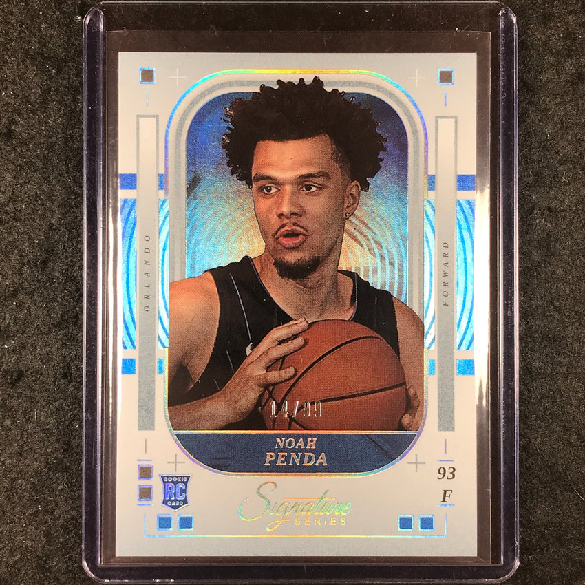 2025-26 Panini Signature Series NOAH PENDA Rookie Base Silver 14/99 #19