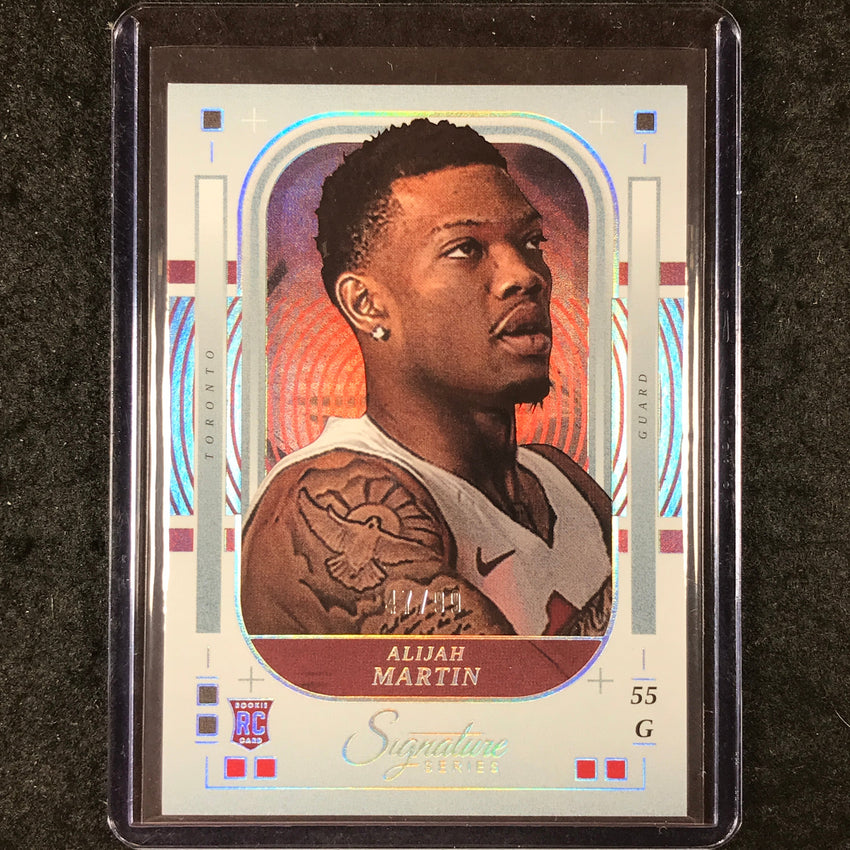 2025-26 Panini Signature Series ALIJAH MARTIN Rookie Base Silver 47/99 #26