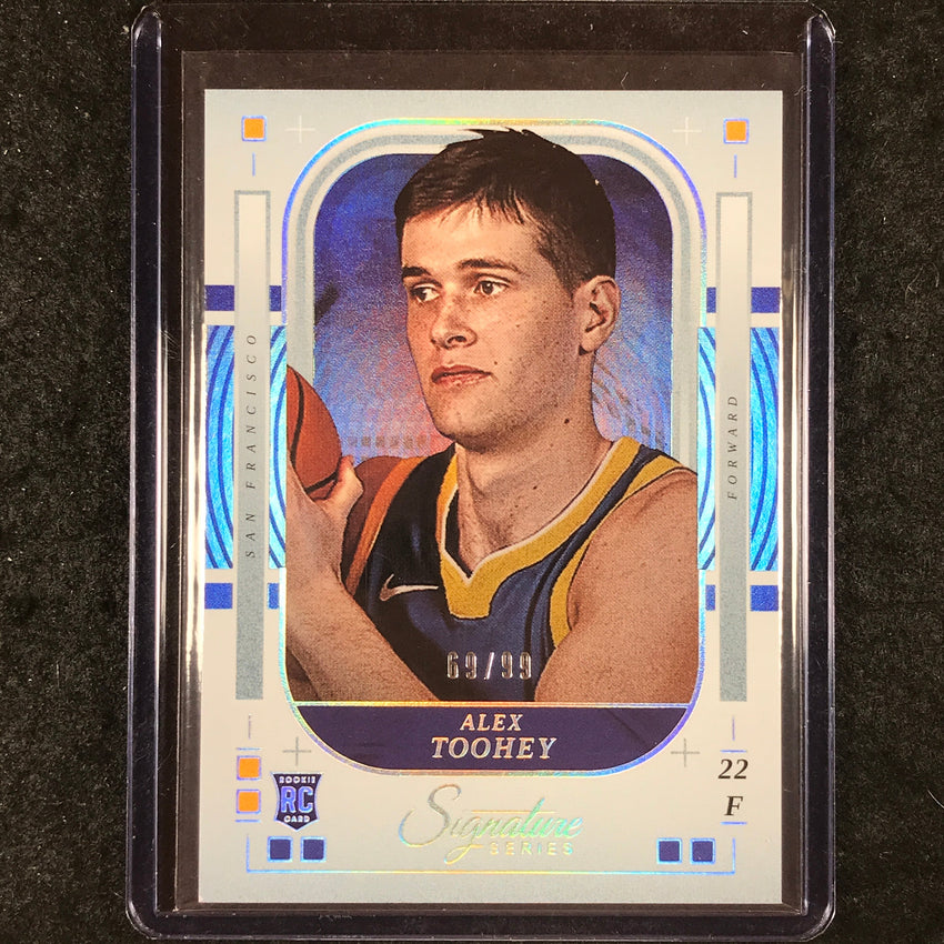 2025-26 Panini Signature Series ALEX TOOHEY Rookie Base Silver 69/99 #37