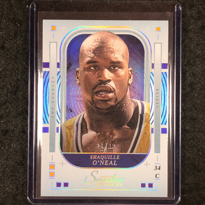2025-26 Panini Signature Series SHAQUILLE O'NEAL Base Silver 21/99 #53