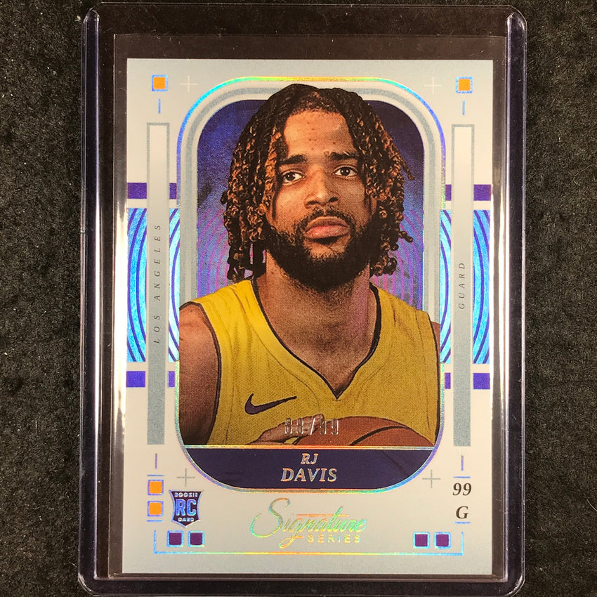 2025-26 Panini Signature Series RJ DAVIS Rookie Base Silver 88/99 #54