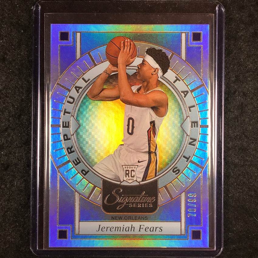 2025-26 Panini Signature Series JEREMIAH FEARS Perpetual Talents Rookie 70/99