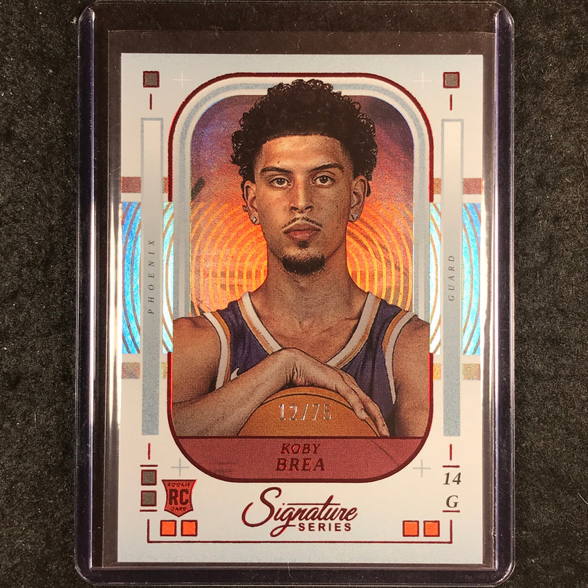2025-26 Panini Signature Series KOBY BREA Rookie Base Red 12/75 #28