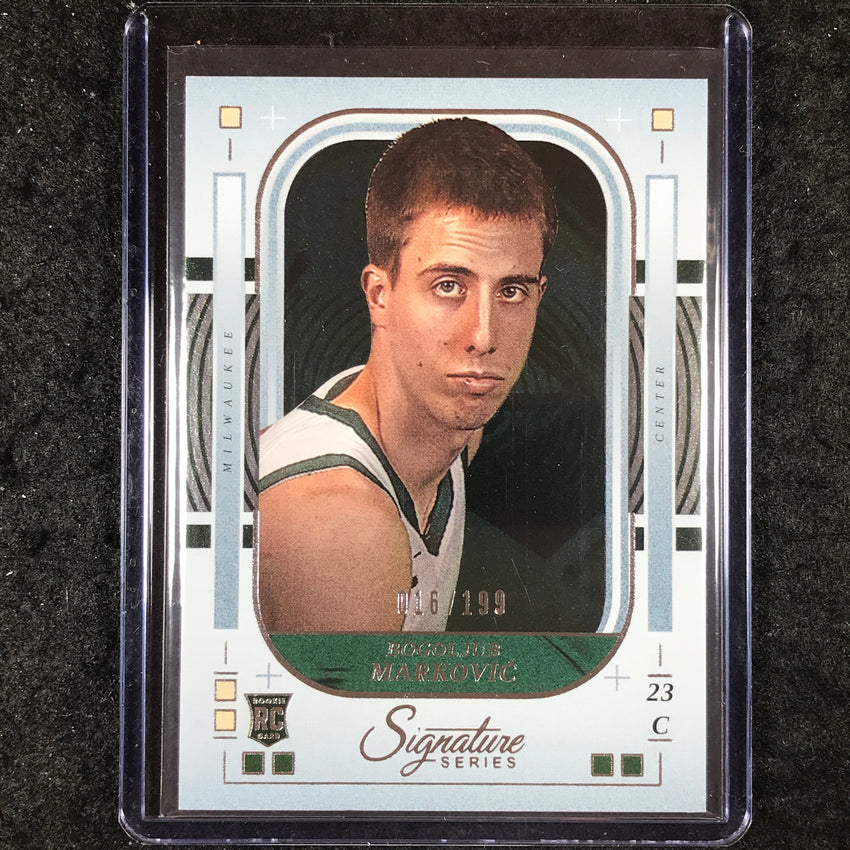 2025-26 Panini Signature Series BOGOLJUB MARKOVIC Rookie Base 16/199 #34