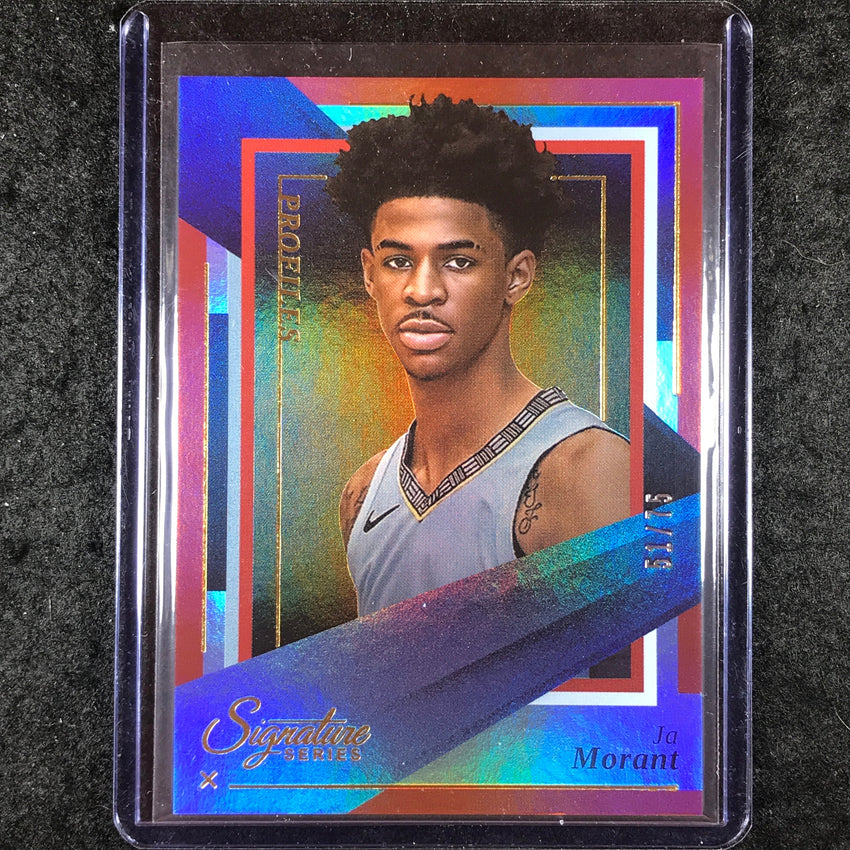 2025-26 Panini Signature Series JA MORANT Profiles Red 51/75 #6