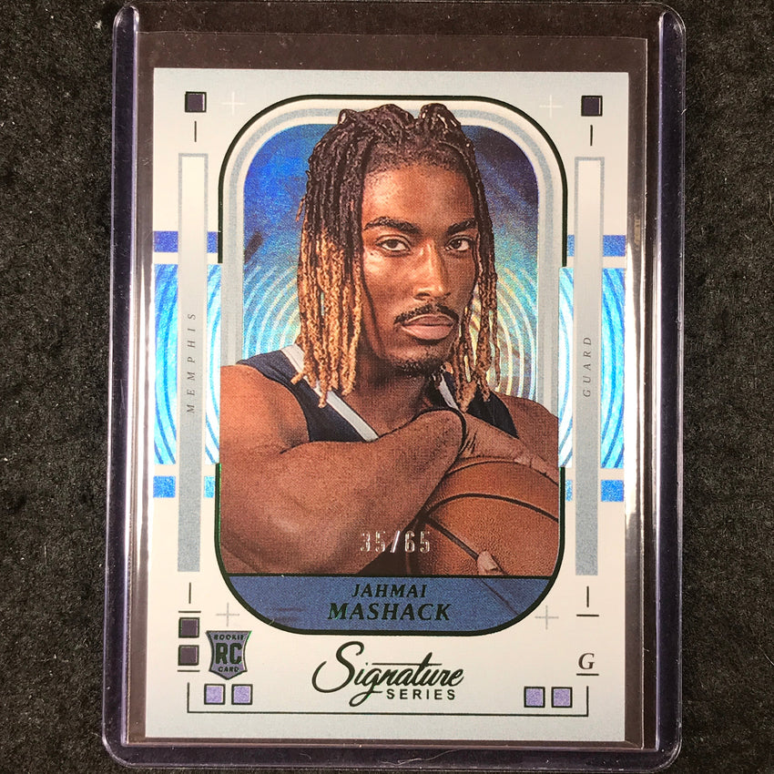 2025-26 Panini Signature Series JAHMAI MASHACK Rookie Base Green 35/65 #44